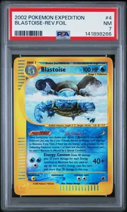 2002 Pokemon Expedition 4/165 Reverse Holo PSA 7 NM - Image 1