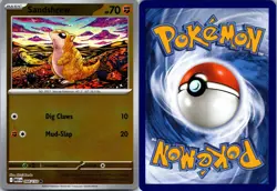 Sandshrew 068/132 C Mega Evolution Pokemon Reverse Holo NM - Image 3