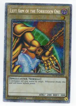 Yugioh! Crystal Revenge *Foil* Left Arm of the Forbidden One (BLCR-EN105) - Image 1