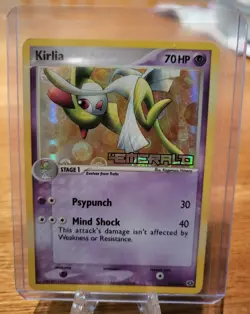 KIRLIA EX Emerald Stamped Holo 2005 Pokemon TCG 33/106 LP - Image 1