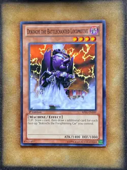 Yugioh Dekoichi the Battlechanted Locomotive BP01-EN189 Common 1st Ed NM - Image 1