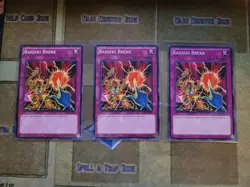 YUGIOH 3X RAIGEKI BREAK COMMON 1ST ED NM (YS14,YS16) - Image 1