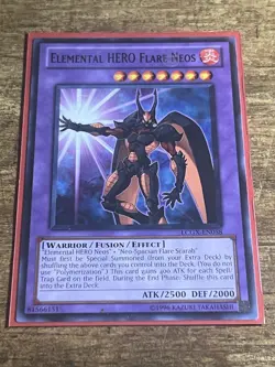 Yu-Gi-Oh Elemental HERO Flare Neos LCGX-EN058 Common Unlimited Edition Near Mint - Image 1