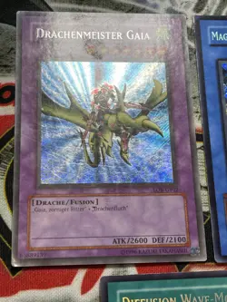 Yu-Gi-Oh! 7x OG Secret Rare Gaia, Magier Des Chaos OG LOB PP01 IOC MFC PSV - Image 2