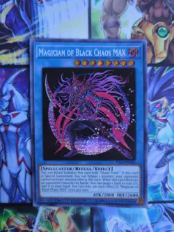 Yu-Gi-Oh Magician of Black Chaos MAX TN19 - EN002 Secret Rare 1st Edition NM - Image 1
