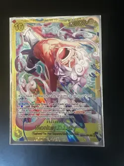 One Piece Tcg Monkey D Luffy SEC Eb04-061 Op15 pack Fresh NM English - Image 1