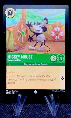 Disney Lorcana: The First Chapter - Mickey Mouse - Steamboat Pilot #89/204 - Image 1