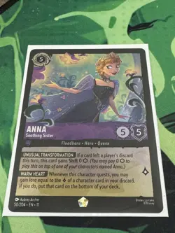 Anna (Soothing Sister) Cold Foil - Winterspell 50/204 Disney Lorcana- Legendary - Image 1