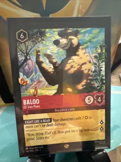 1x Baloo - Ol' Iron Paws - 142/204 - Legendary NM-Mint Disney Lorcana: Archazia' - Image 1