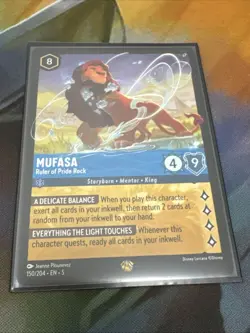 Disney Lorcana Mufasa Legendary 150/204 Shimmering Skies Non Foil - Image 1