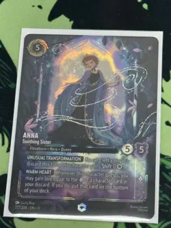 Disney Lorcana - Anna - Soothing Sister - Winterspell - Enchanted -227/204 - Image 1