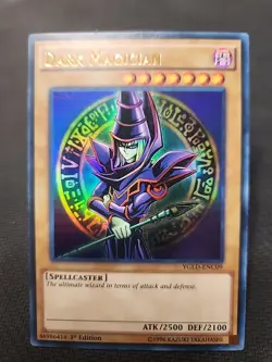 Dark Magician (C) YGLD-ENC09 King of Games: Yugi's Legendary Decks 1st Edition - Image 1