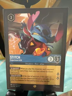 1x Stitch - Experiment 626 - 166/204 - Legendary NM-Mint Disney Lorcana: Reign o - Image 1