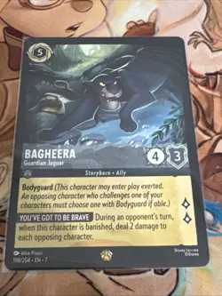 1x Bagheera - Guardian Jaguar - 198/204 - Legendary NM-Mint Disney Lorcana: Arch - Image 1