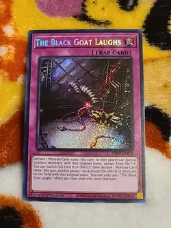 Yu-Gi-Oh TCG The Black Goat Laughs PHNI-EN078 1st Edition - Secret Rare - Image 2