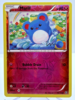 Pokemon TCG - Marill 76/114 - XY Steam Siege - Reverse Holo - NEAR MINT - Image 1
