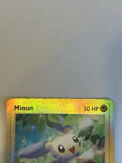 Pokemon TCG 2003 EX Dragons Minun Reverse Holo Card 7/97 - Image 3