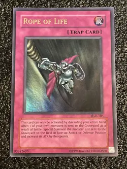 Yu-Gi-Oh! TCG Rope Of Life PGD-105 Ultra Rare Unlimited - Image 1