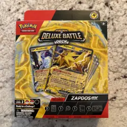 Pokemon Trading Cards - Deluxe Battle Deck - ZAPDOS EX (60-Card Deck, Deck Box+) - Image 1