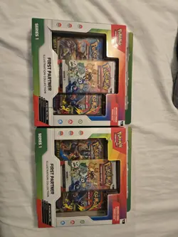 Pokemon TCG First Partner Illustration Collection Series 1 New Sealed lot of 2 - Image 1