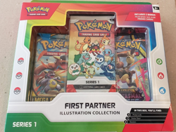 Pokemon First Partner Illustration Collection Series 1 Sealed Promos + 2 Booster - Image 2