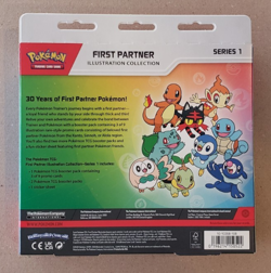 Pokemon First Partner Illustration Collection Series 1 Sealed Promos + 2 Booster - Image 3