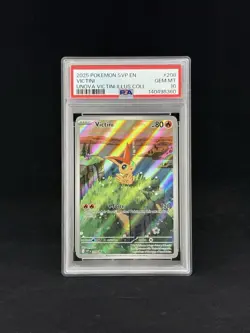 Pokemon 2025 Victini 208 Holo Promo Unova Victini Illustration Collection PSA 10 - Image 1