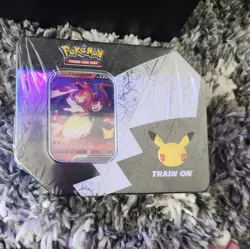 Pokemon 25th Anniversary Celebrations Tin - Lance’s Charizard V - Sealed - Image 1