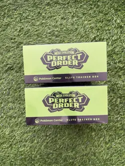 Lot Of 2 - Pokemon TCG Perfect Order Pokemon Center ETB Elite Trainer Box SEALED - Image 2