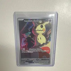 Pokemon Team Rocket's Mimikyu Full Art Holo Rare ASC 238/217 Psychic Basic - Image 1