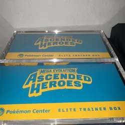 Ascended Heroes Pokemon Center ETB Elite Trainer Box NEW & SEALED+ ACRYLIC CASES - Image 2