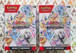 Pokemon TCG Prismatic Evolutions Booster Bundle Lot (x2) NEW FACTORY SEALED 🔥 - Image 1