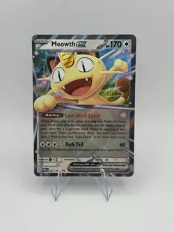 Pokemon Meowth EX 062/088 Double Rare Pokemon Perfect Order NM - Image 1