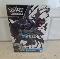 FACTORY SEALED Pokemon Black Bolt Booster Bundle 6 Packs Zekrom Art - Image 1