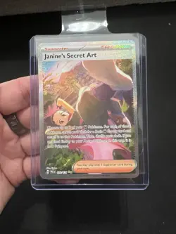 Pokemon TCG Janine’s Secret Art 173/131 SIR Prismatic Evolutions MINT - Image 1