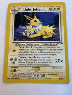 Pokemon TCG Light Jolteon Neo Destiny 48/105 - Image 1
