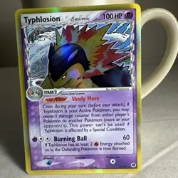 2006 Pokemon EX Dragon Frontiers Typhlosion Delta Species Holo Rare 12/101 LP - Image 1