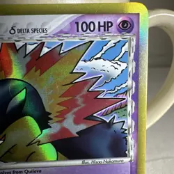 2006 Pokemon EX Dragon Frontiers Typhlosion Delta Species Holo Rare 12/101 LP - Image 3