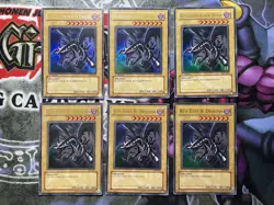 Yu-Gi-Oh! 6x Rotaugiger B. Drache/Red-Eyes B. Dragon SDJ 1.Edition/unl Ultra - Image 1