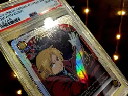 Union Arena Fullmetal Alchemist Edward Elric 1 Star R* Parallel PSA 10 - Image 3