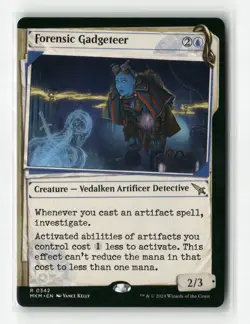 Forensic Gadgeteer - #342 - Non Foil - MTG - Near Mint - Image 1