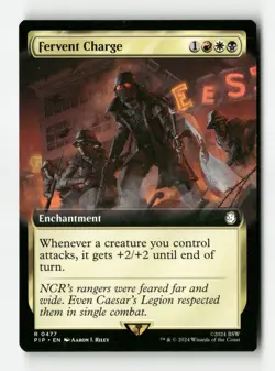 Fervent Charge - Fallout Commander - #477 - Non-Foil - NM - MTG - Image 1
