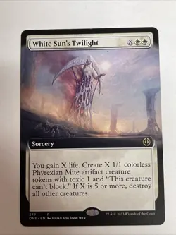 White Sun's Twilight (Extended Art) Phyrexia: All Will Be One #377 Rare - Image 1