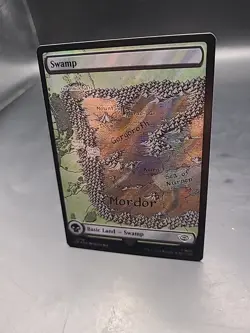 Swamp (0718) - Surge Foil - MTG Lord of the Rings - Image 3