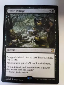 MTG Toxic Deluge Eternal Masters Magic the Gathering Rare Sorcery X1 - Image 2