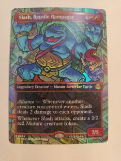 Slash, Reptile Rampager (Borderless) Teenage Mutant Ninja Turtles Foil - Image 1