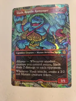 Slash, Reptile Rampager (Borderless) Teenage Mutant Ninja Turtles Foil - Image 2