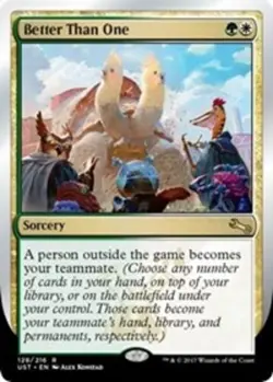 [4x] Better Than One - Foil Near Mint, English Unstable MTG Magic - Image 1