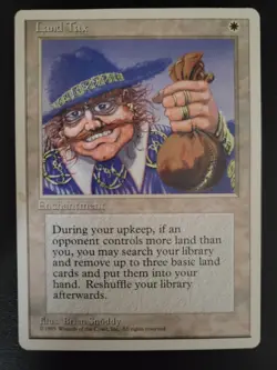 Land Tax Battle Royale Box Set MTG 1995 Vintage White Enchantment Reserved List - Image 1