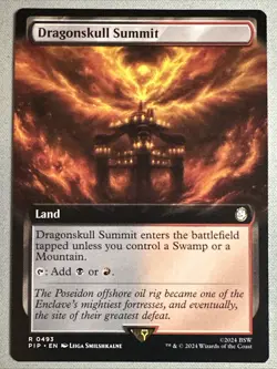 MTG / Dragonskull Summit / PIP / #493 / Regular (Extended Art) / Rare / NM - Image 1